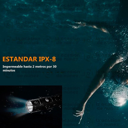 Imagen 4 de 8 de Linterna Fenix Pd35 Led 1000 Lum 200 Metros De Mano Potente