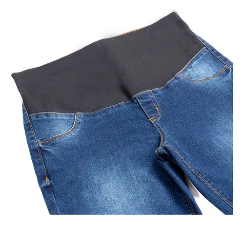 Cal a De Gr vida Jeans Com El stico Gestante Top Barata