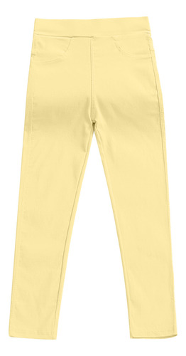 Pantalones, Leggings De Color Liso De Color Caramelo Para Ni