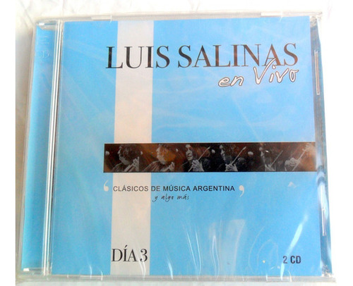 Luis Salinas En Vivo : Dia 3 * Folk Jazz 2009 Cd Doble Nue 