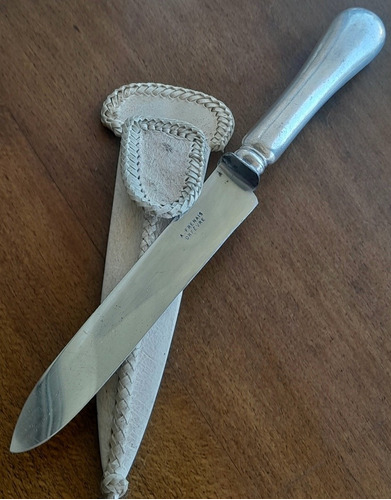 Antiguo Cuchillo Verijero Francés Armand Frenais Paris Vaina