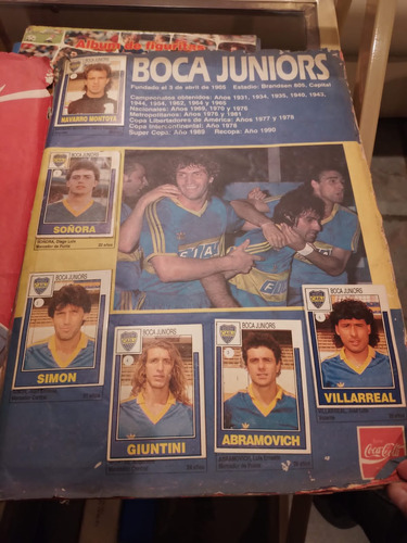 Album Futbol Argentino 92 Faltan 4 Figus (Usado)