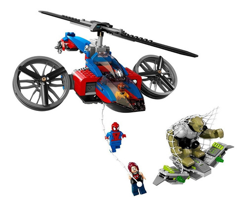 Lego Super Heroes Spider Helicopter Rescue Nvo 76016 Bigshop