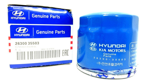 Filtro Aceite Hyundai Accent Tucson Elantra Tiburon Getz