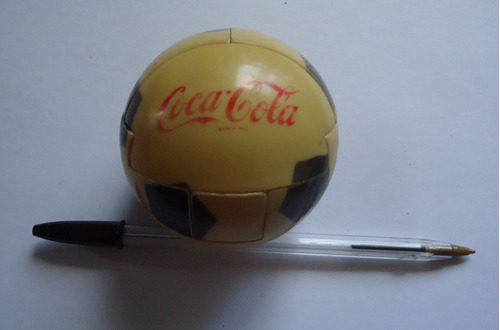 Pelota Armable Plástica Coca Cola Mundial Italia 1990