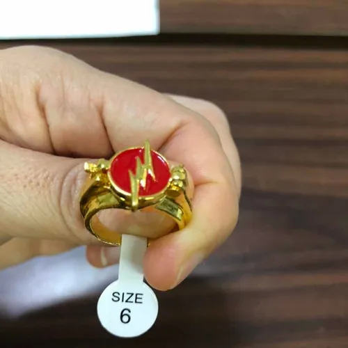 Anillo Flash Man Dc Comic Marvel Hombre Rayo