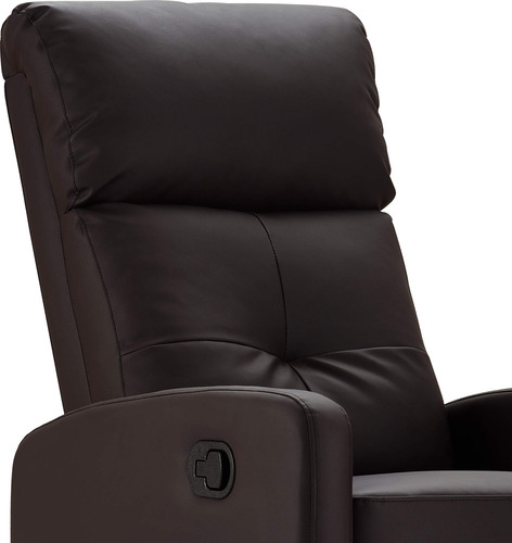 Sillón Reclinable Color Marrón Chocolate Uph10163a