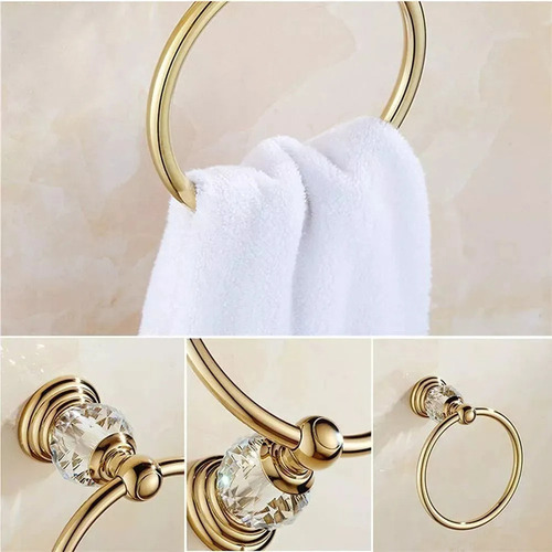 - Soporte Para Toallas Dopel Hygienic Paper Gold Con 2
