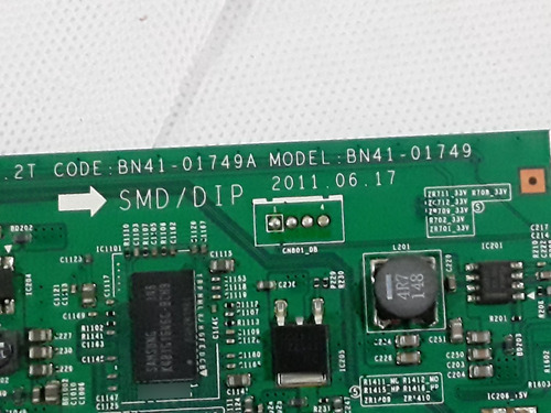 Placa Principal Tv Samsung Ln32d550 ( Bn91-06595x ) (Usado)