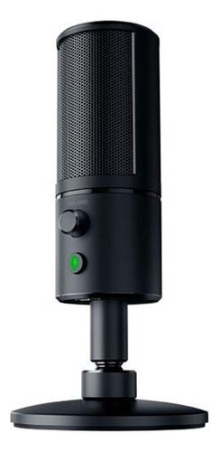 Microfone Razer Seiren X Condensador Supercardióide cor classic black