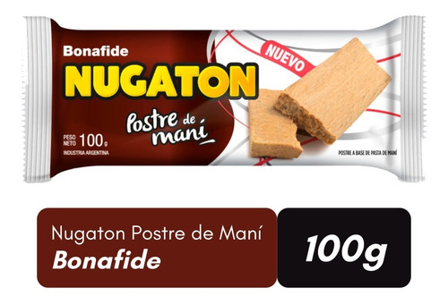 Nugaton Postre De Maní Bonafide X 100grs