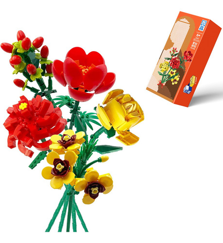 Flores Artificiales Decorativas Girasoles Lego Compatible