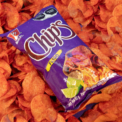Papas Barcel Chips Surtidas 4 Pzas De 170 Gr