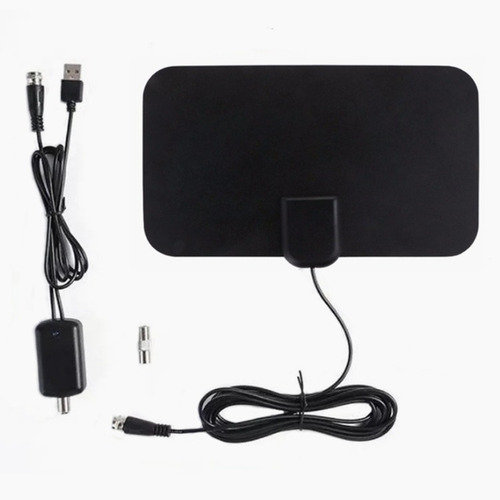 Imagen 2 de 6 de Antena Full Hd Para Interiores Largo Alcance Ultra Plana