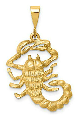 Charm Oro Amarillo Escorpio 14k Roy Rose Jewelry