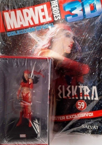 Figura Marvel Heroes 3d # 59 Elektra