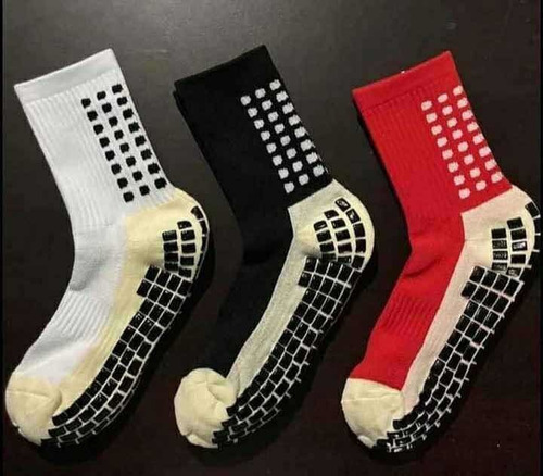 10 Pares Calceta Antideslizante Importada Tipo Trusox Futbol