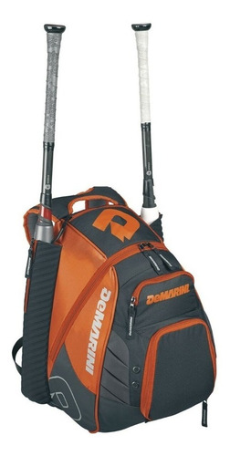 Backpack Para Beisbol Demarini Voodoo Rebirth Naranja 2 Bats