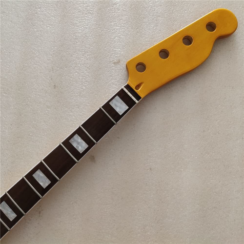 Cjwslyt Amarillo Brillante Arce 20 Traste Bajo Guitarra