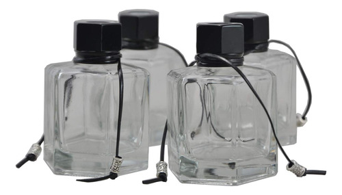 Ougual Juego De 4 Botellas Difusoras De Aceites Esenciales D