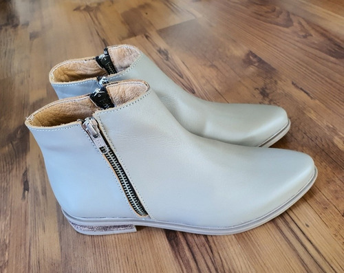 Botas Mujer 100%cuero Vison Moda Otoño Invierno Sposami 2021