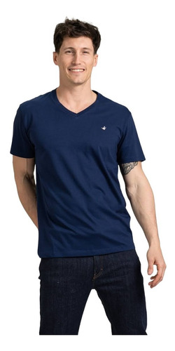 Remeras Hombre Algodón Pima Lisa Moda Brooksfield Premium P2