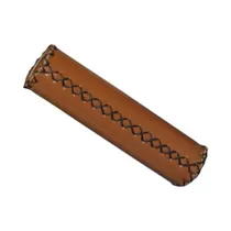 Comprar Par De Puños P\u002F Bici Simil Cuero 85mm Marrón O Negro. Hl-g11