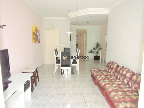 Apartamento Com 02 Dormitórios, Prédio Frente À Praia, Pitangueiras - Ap0395