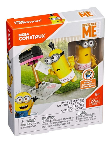 Mega Construx Mi Villano Favorito Set Correo Travieso 16pcs