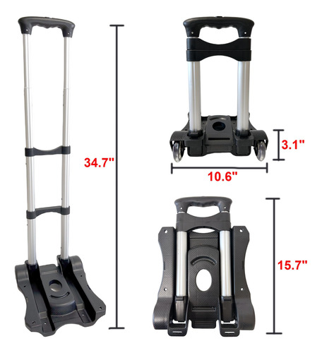 Carrito De Viaje Para Asiento De Automóvil Carrito De