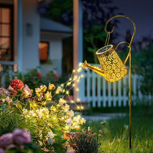 Luces Solares Para Regadera Para Mujer: Luz De Hadas De Jard