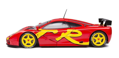 Mclaren F1 Gtr Short Tail 1996 Escala 1:18 Solido Color Rojo