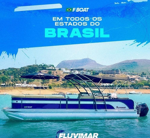Lancha Pontoon 9500 F-boat, Fluvimar