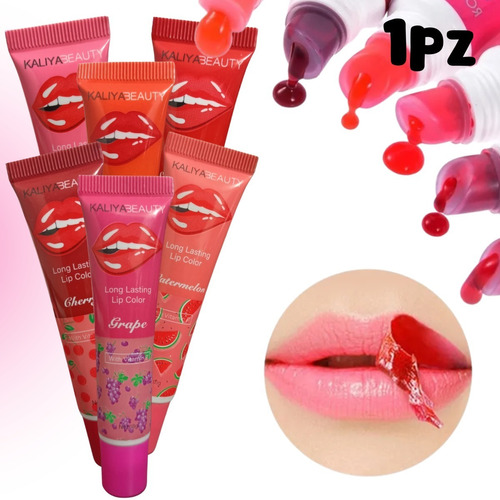 Labial Tinta Indeleble Larga Duración Tono Suave Lip Gloss