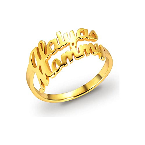 Anillo Con Nombre Personalizado Con Cualquier Nombre Para Mu