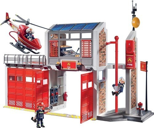 Playmobil 9462 Parque De Bomberos Pr