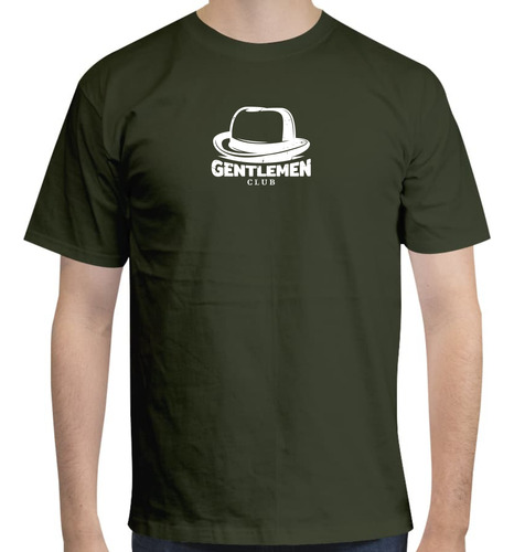 Playera Manga Corta Gentleman Club - Sombrero Caballero