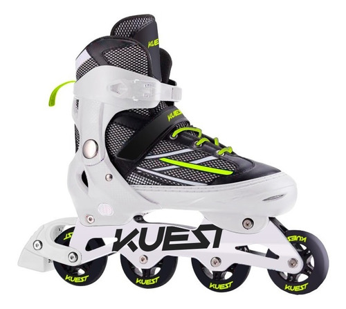 Patines Rollers Negro Xl Extensible De Aluminio 41al44