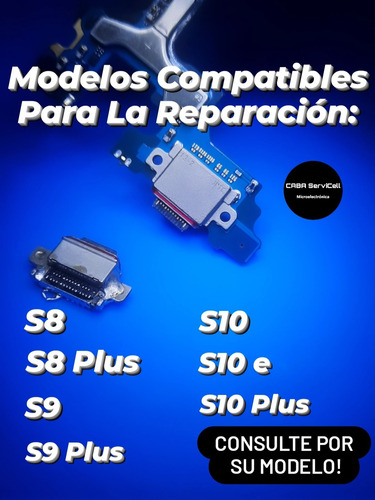 Cambio De Pin De Carga Para Samsung S8 S8 Plus S9 Y S9 Plus