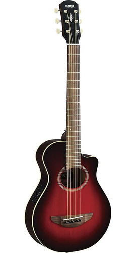 Guitarra Electroacustica Yamaha Apx Traveler Rojo Sombreado Color Dark red burst Orientación de la mano Derecha