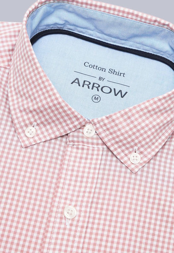 Camisa Cuadros Manga Larga Arrow Cm3003srd
