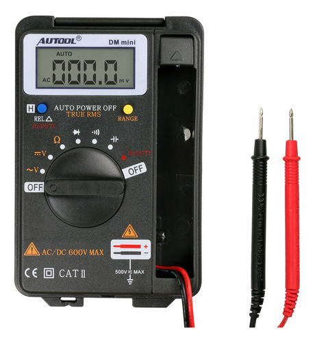 Multimetros Electricos Mini Vc921 3/4 Dmm Ad/dc Multimetro D