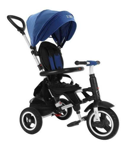 Triciclo Evolutivo Baby Kaori Plegable Color Azul