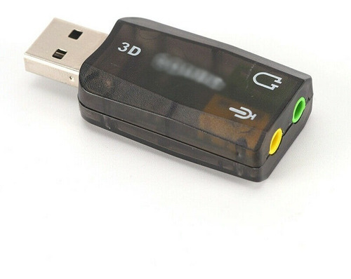 Tarjeta De Sonido Usb Audio 5.1 Canales Digital 3d Virtual D