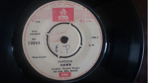 Vinilo Single De  Dawn  Cándida ( G121