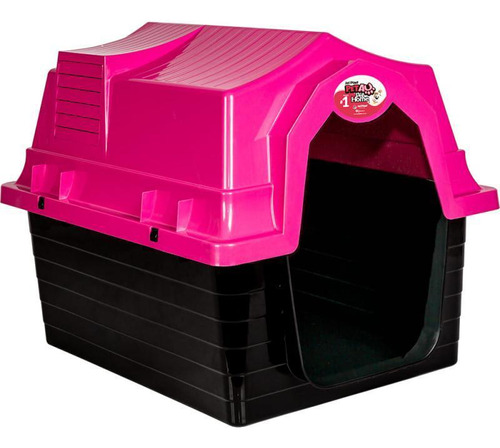 Casa Para Cães Jel Plast Plástica N1 - Rosa