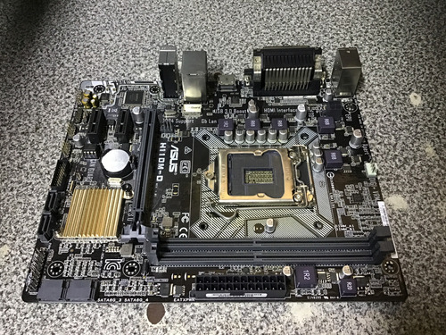 Tarjeta Madre Asus H110m-d Socket 1151 Ddr4 Cafe (Usado)