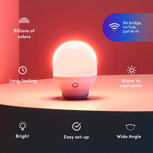 Bombilla Led Inteligente Lifx Color A19 800 Lúmenes Wifi