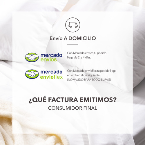 Imagen 7 de 9 de Cubrecama Cover 2 Plazas Reversible Liso Colores
