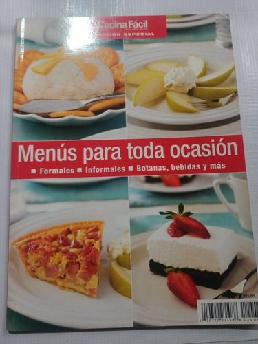 Revista Cocina Fácil Edición Especial Menús Para Toda Oc.